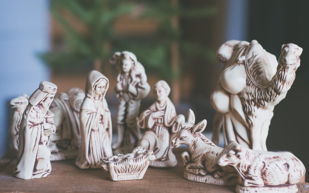 Catholic nativity set