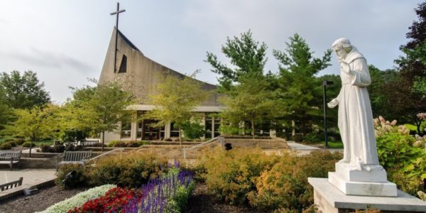 a view of a church