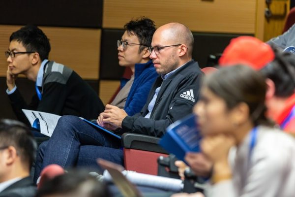 students watching a class