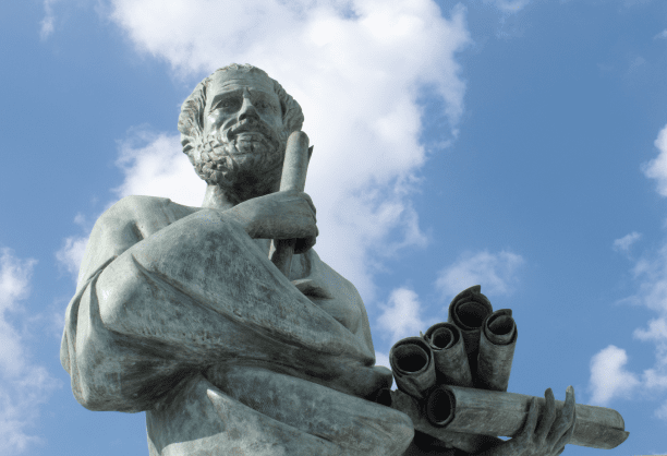 Statue of Aristotle, Catholic philosophy