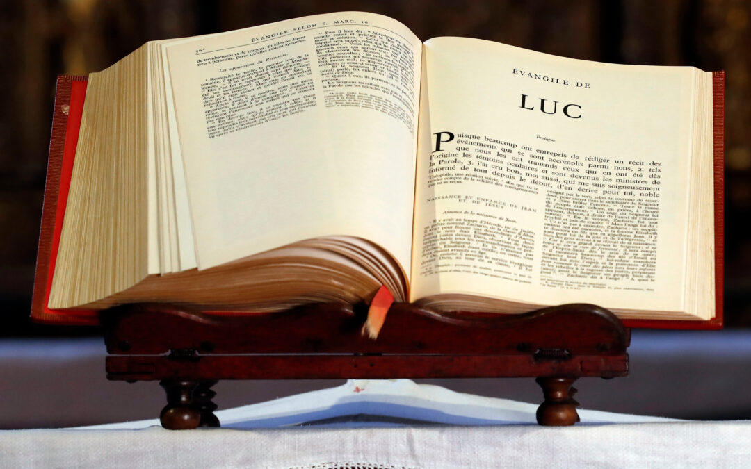 French bible book of Luke