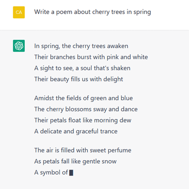 Chat GTP Poem Homeschool