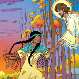 St. Kateri with Jesus