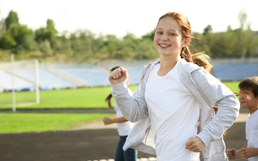 homeschool teen running track