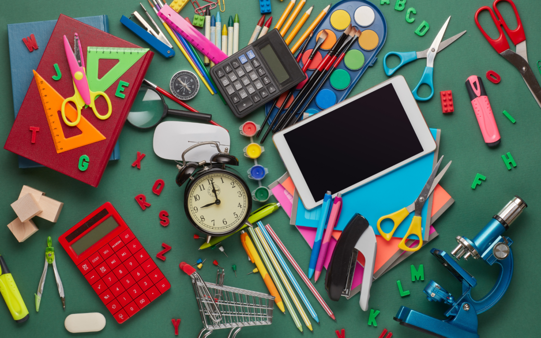 back to school homeschool supplies