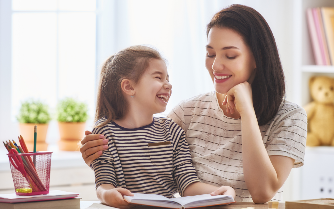 catholic homeschool mom and daughter