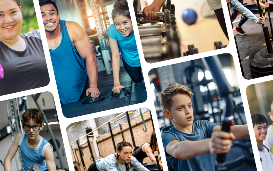 homeschool teens working out PE