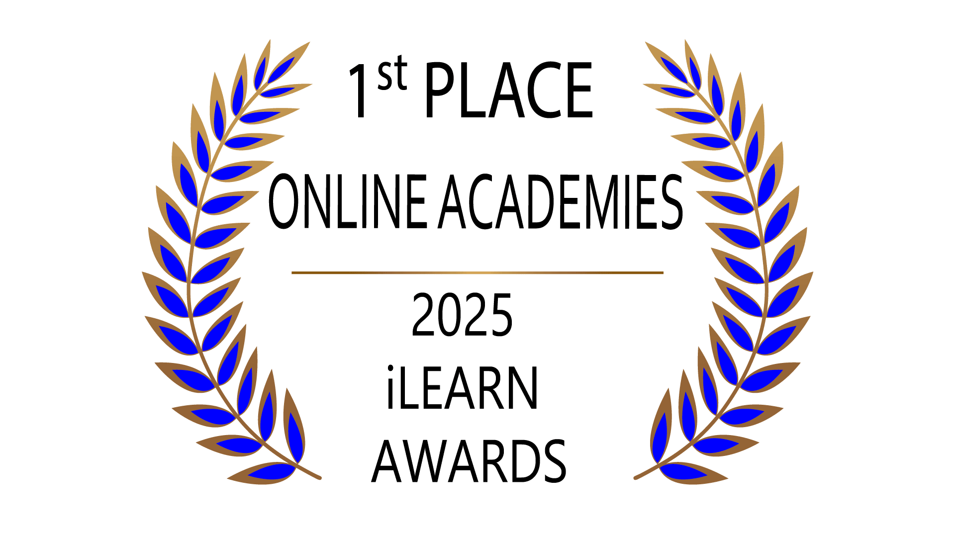 2025-iLearn-First-Place-Online-Academies-Award