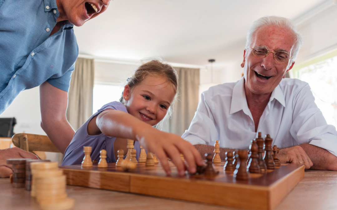 granparent and homeschool granddaughter