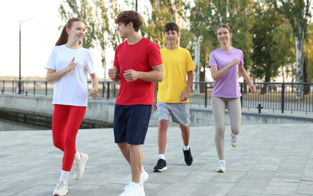 homeschool teens exercising