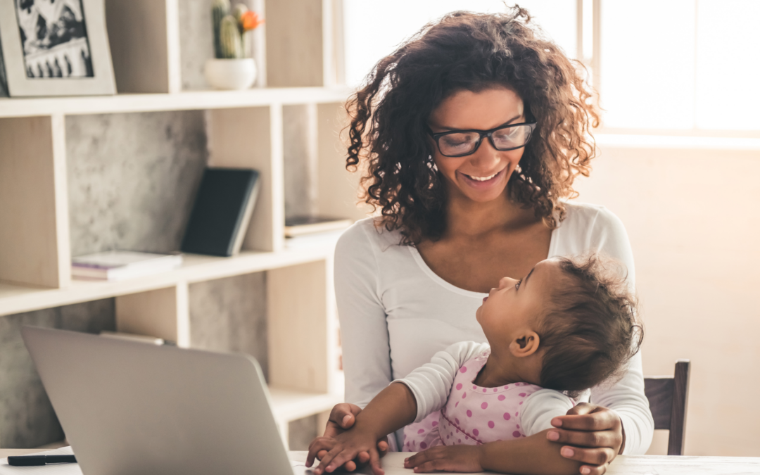 catholic homeschool mom with baby