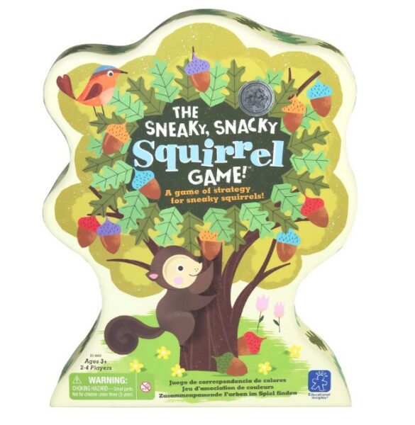 Sneaky Snacky Squirrel for homeschooling with board games